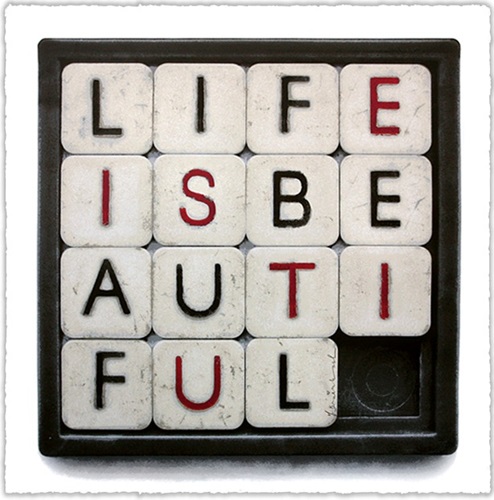 Life Is A Puzzle  by Mr Brainwash