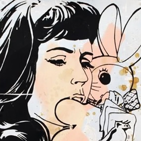 Bunny Girl (Blue) by Faile