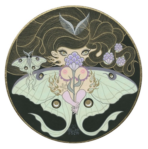 Luna Moth Moony  by Junko Mizuno