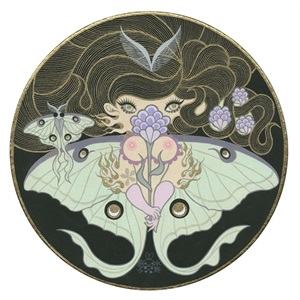 Luna Moth Moony by Junko Mizuno Editioned artwork | Art Collectorz