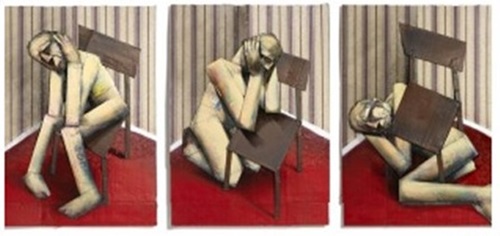 Triptych With Chair  by Adam Neate