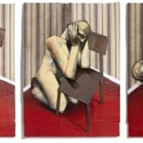 Triptych With Chair by Adam Neate