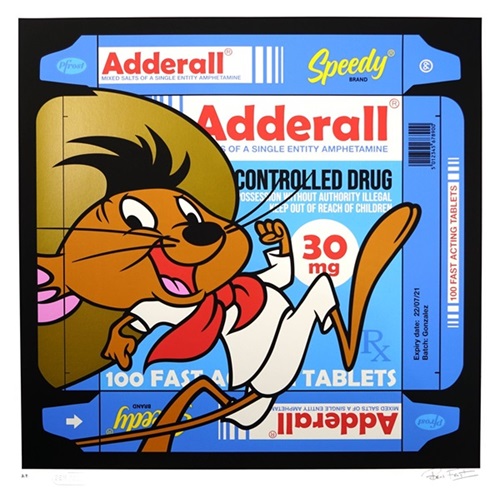 Speedy On Adderall (Gold Hat) by Ben Frost