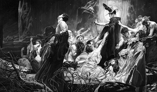 With Apologies To Adolf Hiremy-Hirschl (after 