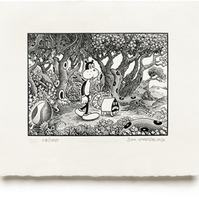 Squeaker In The Woods by Jim Woodring