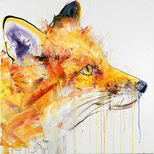Fox III (XL Gold Leaf) by Dave White