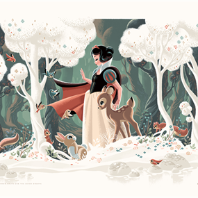 Snow White And The Seven Dwarves by George Caltsoudas