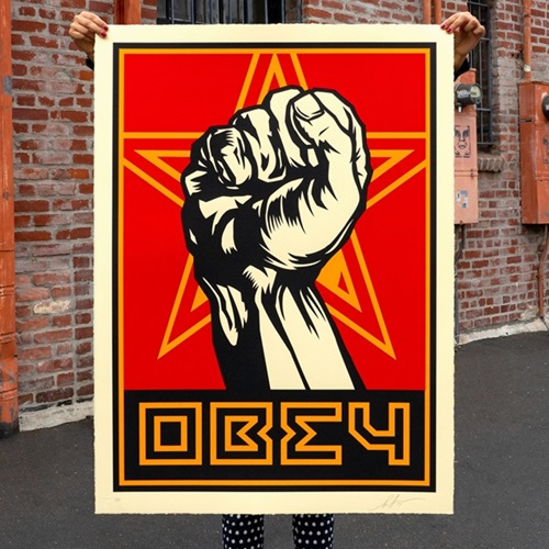 Fist (Large Format) by Shepard Fairey