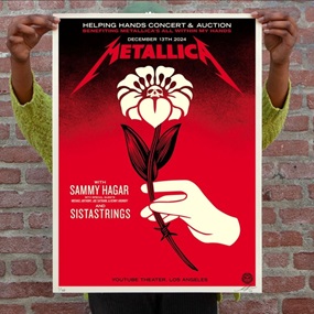 Metallica Helping Hands by Shepard Fairey