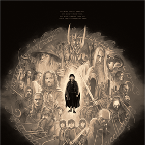 The Lord Of The Rings (Variant) by Phantom City Creative