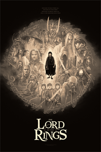 The Lord Of The Rings (Variant) by Phantom City Creative