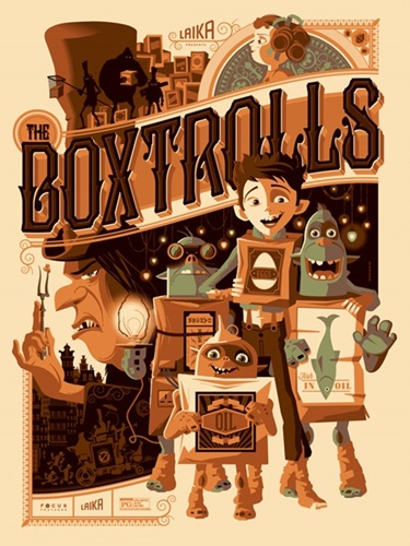 The Boxtrolls  by Tom Whalen