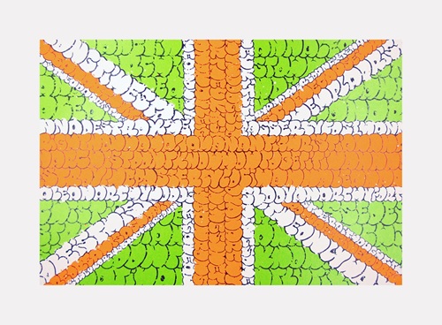 Anarchy In The UK (Lime Green & Fluoro Orange) by Tilt