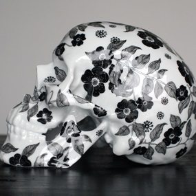 Skull Fleurs (Noires) by NooN