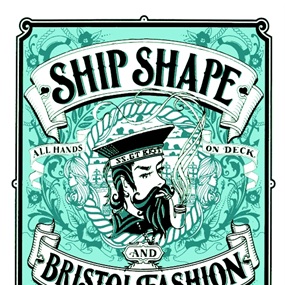 Ship Shape (Aqua) by Inkie