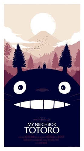 My Neighbor Totoro  by Olly Moss