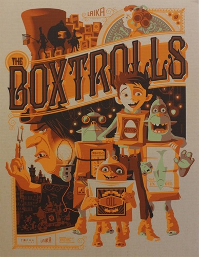 The Boxtrolls (Variant) by Tom Whalen