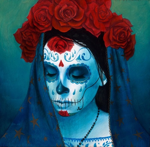 Catrina Sueno Azul  by Sylvia Ji