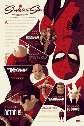 Sinister Six  by Tom Whalen