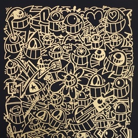 Happy Crew (Gold Metallic) by El Pez