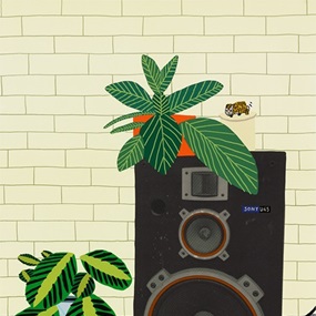 Speaker Still Life by Jonas Wood