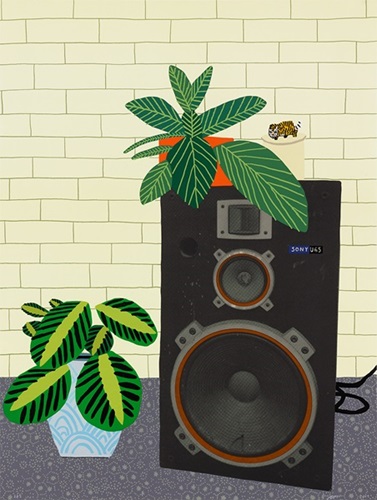 Speaker Still Life  by Jonas Wood