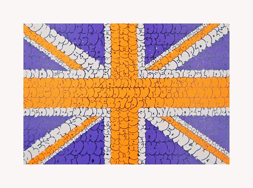 Anarchy In The UK (Purple & Fluoro Orange) by Tilt