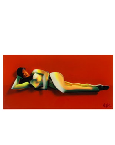 Red Reclining Nude  by Adam Neate