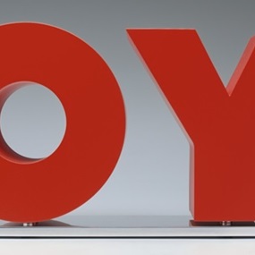 OY/YO (Red) by Deborah Kass