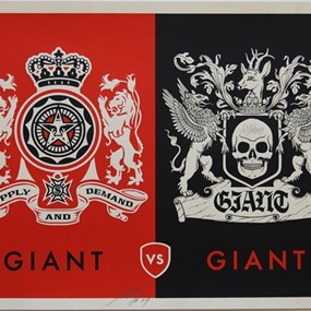 Giant vs Giant by Shepard Fairey | Mike Giant