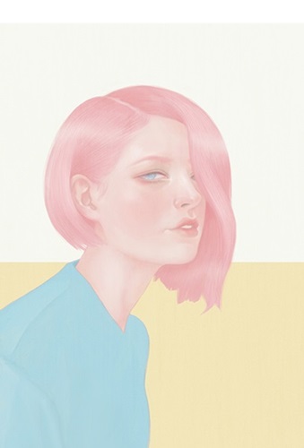 Pink Hair  by Hsiao Ron Cheng