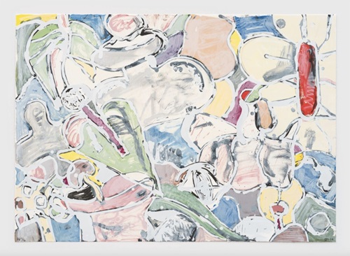 Untitled (2024) (White Out) by Eddie Martinez