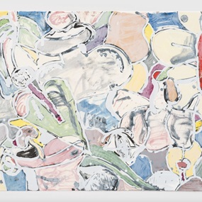 Untitled (2024) (White Out) by Eddie Martinez