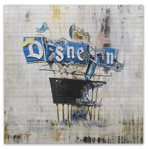 Dismaland Sign Blotter Print (First Edition) by Jeff Gillette