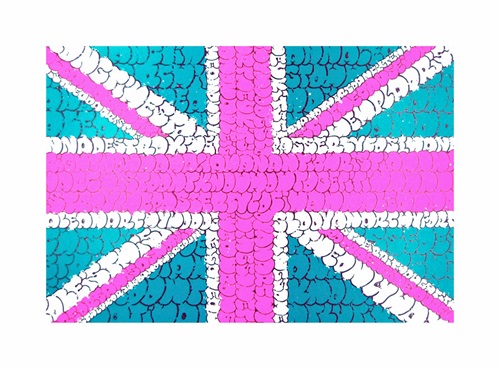 Anarchy In The UK (Turquoise & Fluoro Pink) by Tilt
