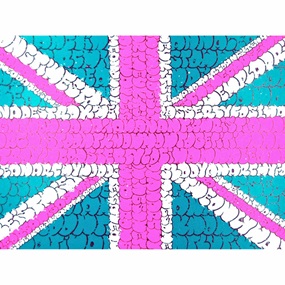 Anarchy In The UK (Turquoise & Fluoro Pink) by Tilt