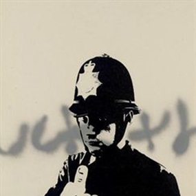 Rude Copper (Signed and Spraypainted) by Banksy