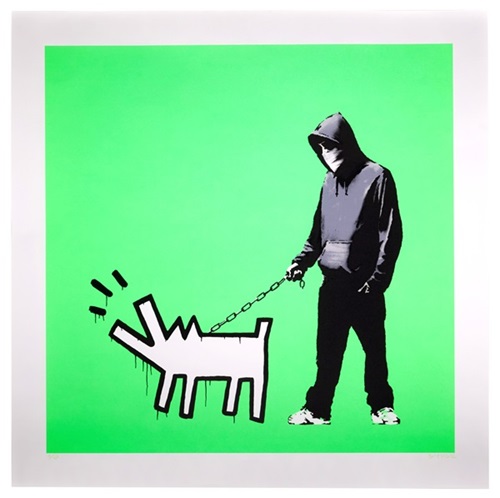 Choose Your Weapon (Fluoro Green) by Banksy