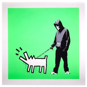 Choose Your Weapon (Fluoro Green) by Banksy