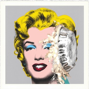 Pop Smash (Silver) by Mr Brainwash