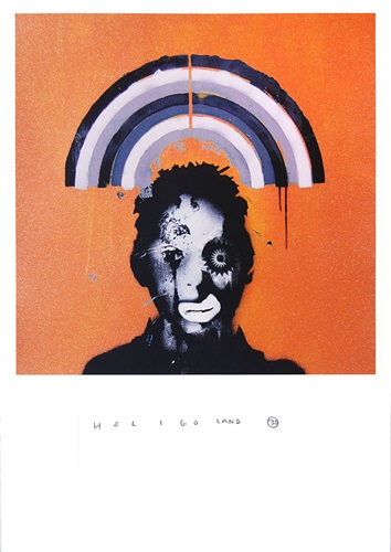 Heligoland (Orange Glitter) by Robert Del Naja