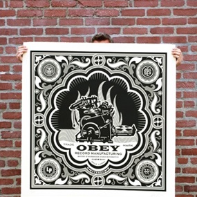 Printing Press Album Cover (Large Format) by Shepard Fairey