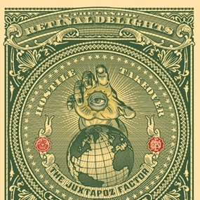 Juxtapoz Factor Laguna (Gold) by Shepard Fairey