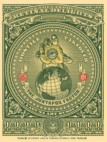 Juxtapoz Factor Laguna (Gold) by Shepard Fairey