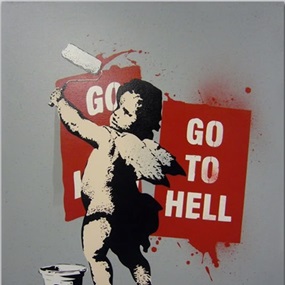 Cheeky Cherub (Canvas) by Eelus