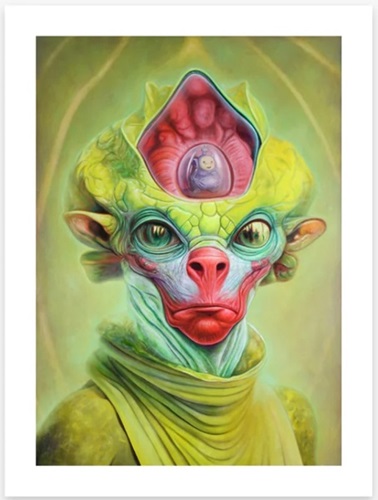 Alien With Tubby Brain (Timed Edition) by Ron English