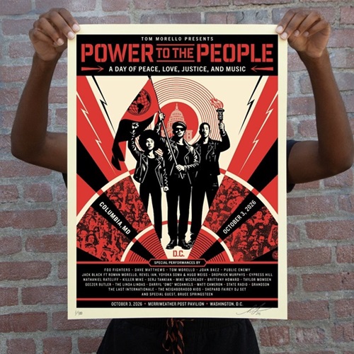 Power To The People Festival  by Shepard Fairey