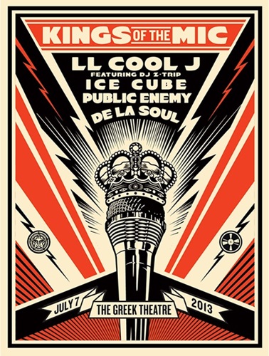 Kings Of The Mic (First edition) by Shepard Fairey
