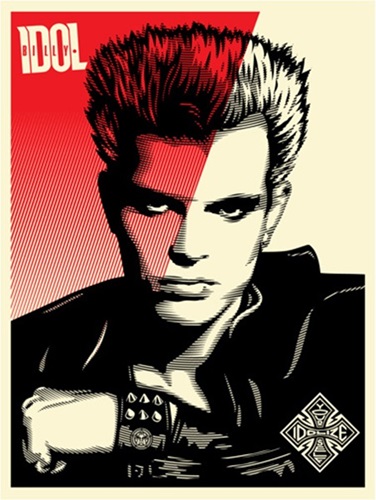 Billy Idol  by Shepard Fairey