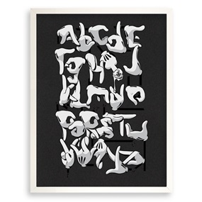 OG Slick Hand Alphabet (Black Hand-Embellished Edition) by Slick